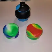 Silicone Storage Containers - 3pc Bundle , 35ml Honeypot & Two 7ml