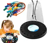Rope Knot Puzzle - Brain Teaser Rope Knots Untangle Stack - Educational Interactive Board Game for Birthday, Children's Day, Easter