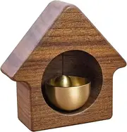 Entrance Doorbell, Bells for Door | Wooden Magnetic Doorbell, Shopkeeper Bell | Japanese Wind Chimes Handmade Door Ornament for Business and Home