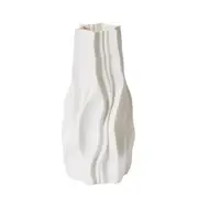 [James Lane] Adria Vase Porcelain White - 30cm
