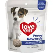 Love 'Em Puppy Rewards Dog Treats 200g