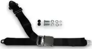 Seat Belt Dreipunkt Chrome Black for Opel Kadett A