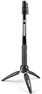 Manfrotto Kit Tripod VR Pixi Evo 52-143cm 1Kg Payload for Small Light 360 Cameras Lightweight;Professional Manfrotto Virtual Reality PIXI Evo Kit, Black (MKCONVR)