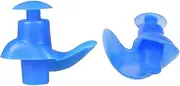 Healeved Silicone Swimming Ear Plugs Cord 15 Sets Waterproof for Swimmers Blue Includes Storage Boxes for Easy Carrying