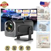 Compact 4K Mini Projector with Auto Keystone & 180° Rotatable Design - HY320