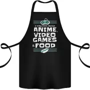 Anime Video Games & Food Funny Cotton Apron 100% Organic