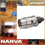 Narva 7 Pin Large Round Metal Trailer Plug Socket Adaptor 82161BL