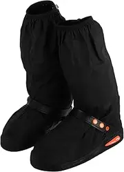 Abaodam Boot Covers for Men and Women Reusable Slip Shoe Covers for Rain and Snow Protection for Outdoor Activities and Motorcycle Riding