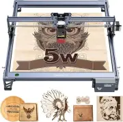 Laser Engraver Machine 5W Output Power, 40W Higher Accuracy Laser Cutter and...