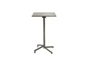 Raimon Furniture Renzo Antirust Treatment Metal Outdoor Small Square Bar Table 70cm Cappucino