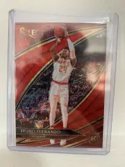 2019-20 Panini Select Courtside red wave Bruno Fernando RC Rookie Card