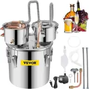 Vevor 30L 8Gal Alcohol Distiller Water Spirit Boiler Home Brew Copper Alcohol...