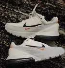 Size 9.0- Nike Air Max Pulse Summit White Safety Orange