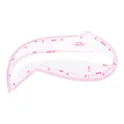 Styling Sewing French Curve Ruler, 30x13.5cm Clear Sewing Pattern Making Ruler