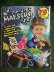 THE GREAT MAESTRO SHOW 75 Magic Tricks Kids Boys Girls Games Fun