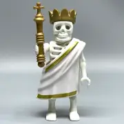 Playmobil Skeleton King Royal Undead Male Adult Figure Crown Ghost Halloween HTF