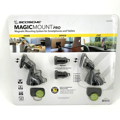 Scosche MagicMount Pro Magnetic Phone Mount for Phone Tablets