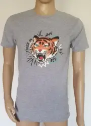 PETER ALEXANDER PJS SALE!!! Mens Tiger In Bed T-shirt Size XS BNWT PJ Top Pyjama