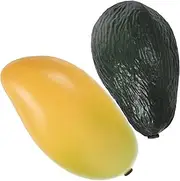 Kisangel Instrument Set 2pcs Realistic Fruit Maracas Toys Maraca Musical Instruments for Boys and Girls Avocado