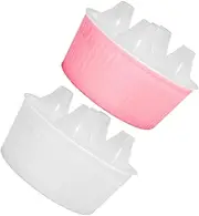 ibasenice 2pcs Hydroponic Planter Pots for Seedballs Cute Decorative Flower Pots with Water Level Indicator Designed for Tulip and Hyacinth Growth Root Control Design for Indoor Gardening