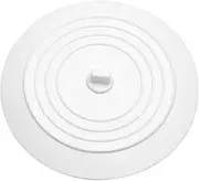 Silicone Kitchen Sink Strainer Unclog Drain Stopper Bath Sink White for Kitchen Bath Laundry