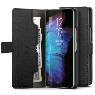 Samsung Galaxy Z FOLD 4 Full Cover Leather Wallet Case Cover Goospery Korea