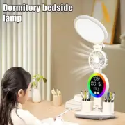 LED Desk Lamp Foldable Night Light with Pen Holder for Dorm Studying College