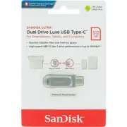 Type-C USB SanDisk Ultra Luxe 512GB Dual Drive Type-C Flash Drive Memory Stick