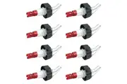 8PK Barcraft 25ml Shot Measure Pourer & Drinks Bottle Dispenser/Stopper