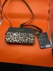 BADGLEY MISCHKA Vegan Leopard Print Leather Weekend Travel Bag