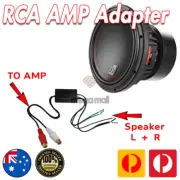 4-CH FIXED LINE OUTPUT CONVERTER SPEAKER WIRE OUTPUT TO RCA AUDIO SUBWOOFER
