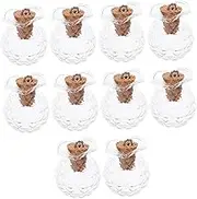 Cabilock 10 Sets Transparent Corked Drift Bottles DIY Wish Jars for Creative Decoration Glass Adornments for Perfume and Keepsakes