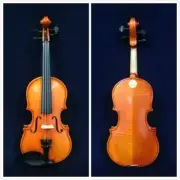 Handmade Kapok V888 Premium 1/4 Size Solid Wood Violin Pack-Foam Case,Rosin,Bow