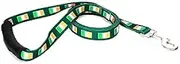 Yellow Dog Design Irish Flag Ez-Grip Dog Leash with Comfort Handle 1" Wide and 5' (60") Long, Large