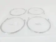 Lot of 4 PerkinElmer N8151029 SS Tubing Gama Cleaned Gas Inlet 5 ft Length