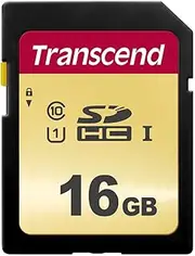 Transcend Transcend 16GB SD Card UHS-I U1, MLC (TS16GSDC500S), (TS16GSDC500S)