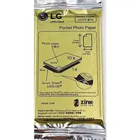 在飛比找蝦皮購物優惠-LG 相印機相紙 底片 可黏貼 zink免墨水 LG Poc