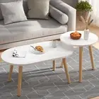 Nesting Coffee Table Set of 2, Nesting Tables Set Coffee Tables End Tables Livin