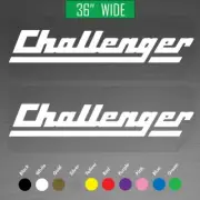 36" Challenger Boat Outboard Motor Marine Decals Vinyl Stickers A Pair Set of 2