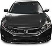 SlickMod Chrome Delete Blackout Vinyl Overlay for 2016-2021 Honda Civic Front Grill Trim (Gloss Black)