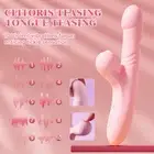 G Spot Thrusting Sucking Vibrator Clitoris Stimulator Heating Dildo Vibe Sex Toy
