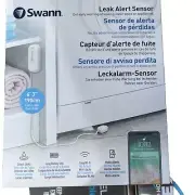 Swann Leak Alert Sensor - White - Detect Leaks Mobile Alert Brand New Ships Free
