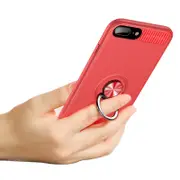 Bakeey 360 Rotating Ring Grip Kicktand Protective Case For iPhone 8 Plus/7 Plus/6s Plus/6 Plus 28 RED