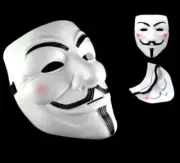 Anonymous Mask V For Vendetta Costume Halloween Guy Fawkes party accessories