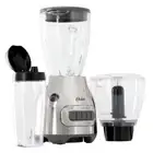 Oster Countertop Blender 1.4L Chrome 5-Speed 700W w/ Blend-N-Go Cup+Food Chopper