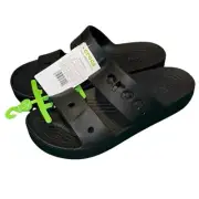 NEW Black Crocs Baya Platform Sandals/Slides size 9
