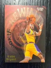 97-98 Fleer Kobe Bryant 2nd Yr Rookie Rewind 3 Of 10 Lakers