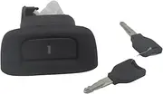 PEIKEDA Fit for Renault Thalia 1998-2010 Logan Clio Sedan Clio Thalia 7700431773 7701472508 Tailgate Boot Trunk Lock with 2 Keys(Black)
