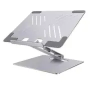 RAINBEAN Laptop Stand, Folding Table Ventilated Stand and Adjustable Height