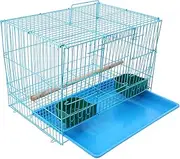 HOUDERCO Portable Parrot Cage for Carrier with Toilet Tray for Small Birds Parakeet Nest Box Multiuse Pet Bird Carrier Bird Cage for Cockatiels